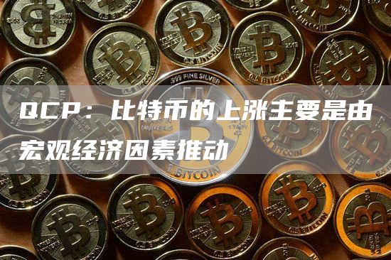 QCP：比特币的上涨主要是由宏观经济因素推动