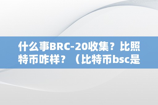 什么事BRC-20收集？比照特币咋样？（比特币bsc是什么意思呢）