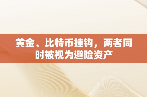 黄金、比特币挂钩，两者同时被视为避险资产