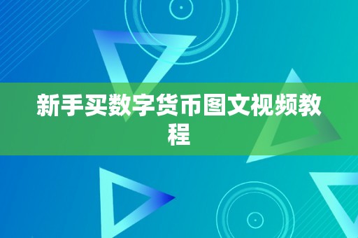 新手买数字货币图文视频教程