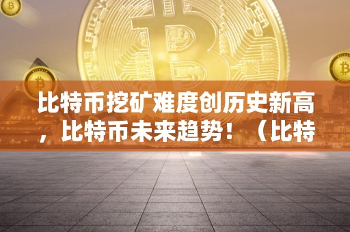 比特币挖矿难度创历史新高，比特币未来趋势！（比特币挖矿难度创历史新高,比特币未来趋势怎么样）